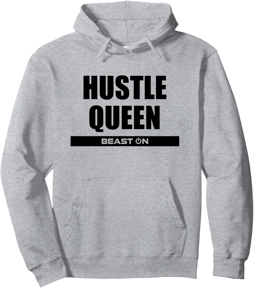 Hustle Queen Fitness Motivation Gym Bodybuilding Workout Pullover Hoodie
