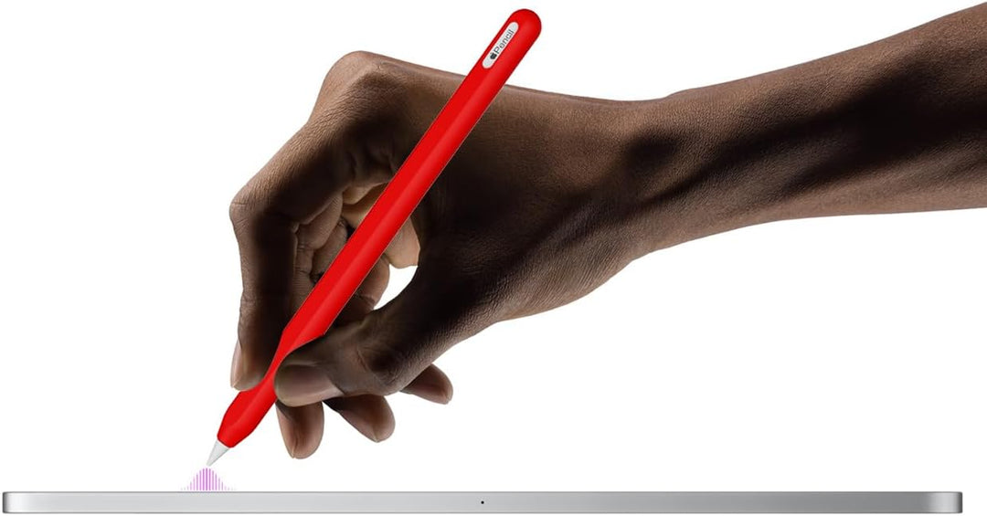 Ultra Dünn Silikon Skin Cover Kompatibel mit Apple Pencil 2nd Gen, Schutzhülle Silikon Case für iPad
