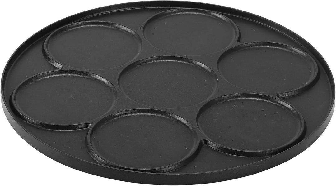 HCPM-F15RVSS – 2-in-1 Crêpemaker/Pancake-Maker, 33 cm, 1 500 W Leistung, Antihaft-Beschichtung, Edel