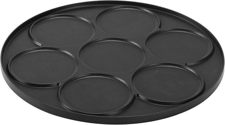 HCPM-F15RVSS – 2-in-1 Crêpemaker/Pancake-Maker, 33 cm, 1 500 W Leistung, Antihaft-Beschichtung, Edel