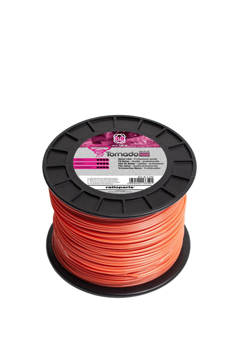 Mähfaden TORNADO Copolymer 3,9mm 128m Trimmerfaden gedreht Nylonfaden