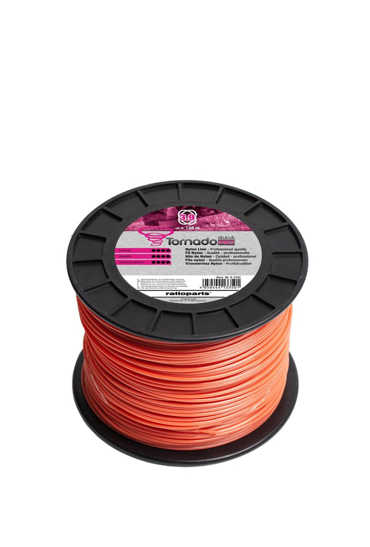 Mähfaden TORNADO Copolymer 3,9mm 128m Trimmerfaden gedreht Nylonfaden