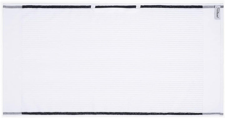 TITLEIST Players Frottee-Handtuch, Weiss/Schwarz, 50,8 x 101,6 cm Weiss / Schwarz, Weiss / Schwarz