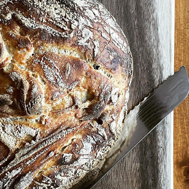 Echtwerk EW-DM-0388-3 Damastmesser Set 7-TLG inkl. Magnet-Messerblock aus Holz,, Single