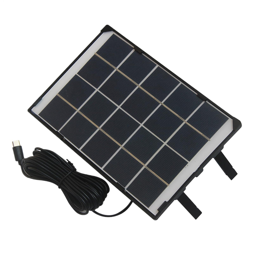 Tragbares Sonnenenergie Ladegerät, 30W 5V Type-C Tragbare Powerbank, USB Panel mit Kabel und hoher E