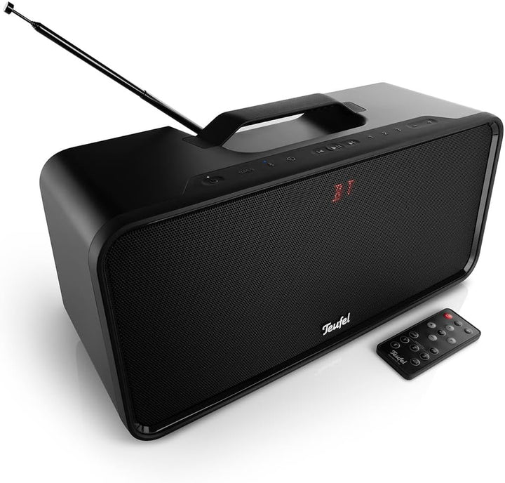 Teufel BOOMSTER Robuster Bluetooth Lautsprecher mit 2.1-Stereo-System Soundsystem DAB+ und FM-RDS-Ra