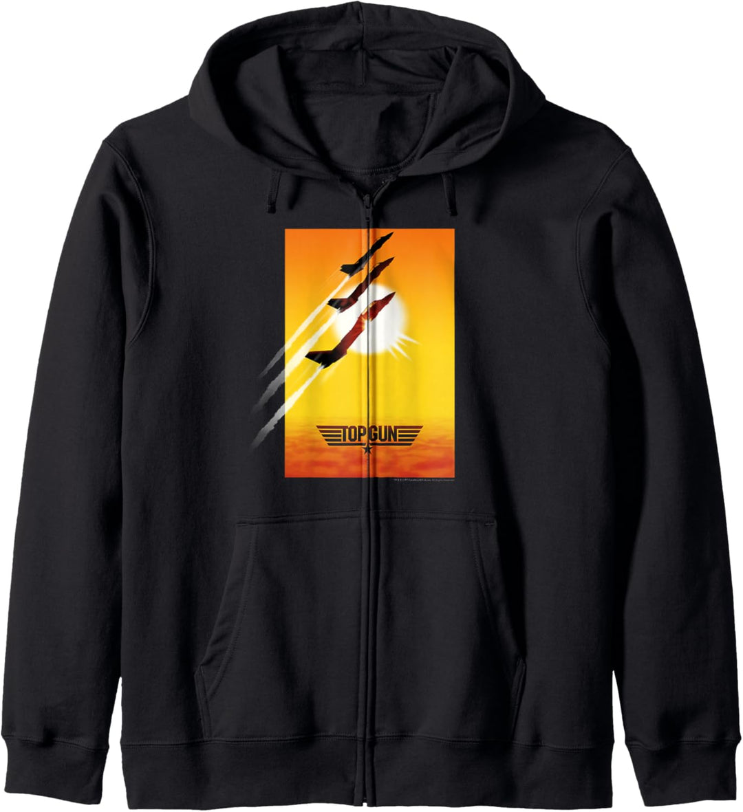 Top-Gun-Plakat Kapuzenjacke
