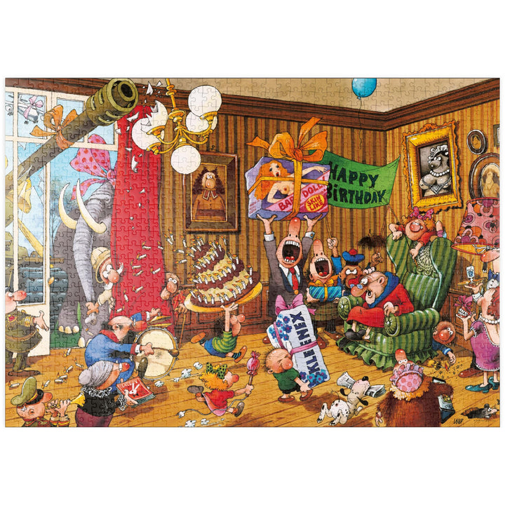 Birthday - Jean-Jacques Loup - Cartoon Classics - Premium 1000 Teile Puzzle - MyPuzzle Sonderkollekt