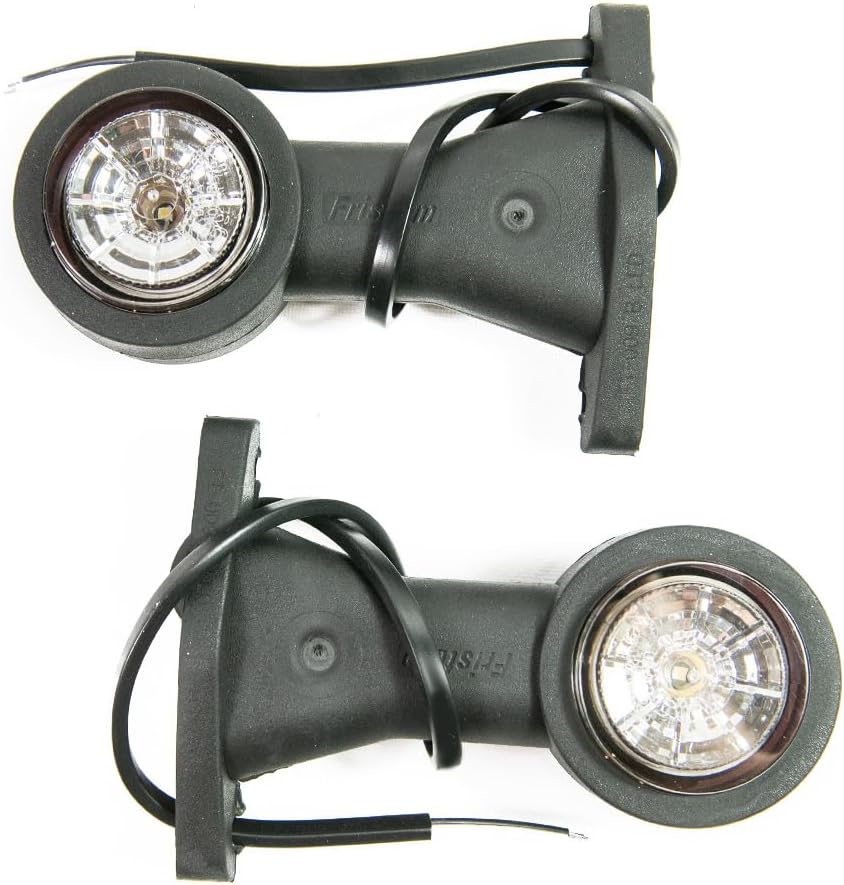 2 x LED Gummi Begrenzungsleuchte Seitenleuchte 12V 24V mit E-Prüfzeichen Positionsleuchte Auto LKW P