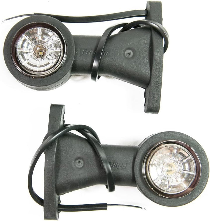 2 x LED Gummi Begrenzungsleuchte Seitenleuchte 12V 24V mit E-Prüfzeichen Positionsleuchte Auto LKW P
