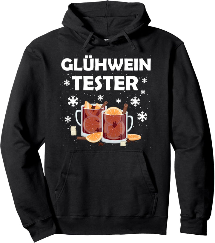 Glühwein Tester Weihnachtsmarkt Ugly Christmas Weihnacht Pullover Hoodie