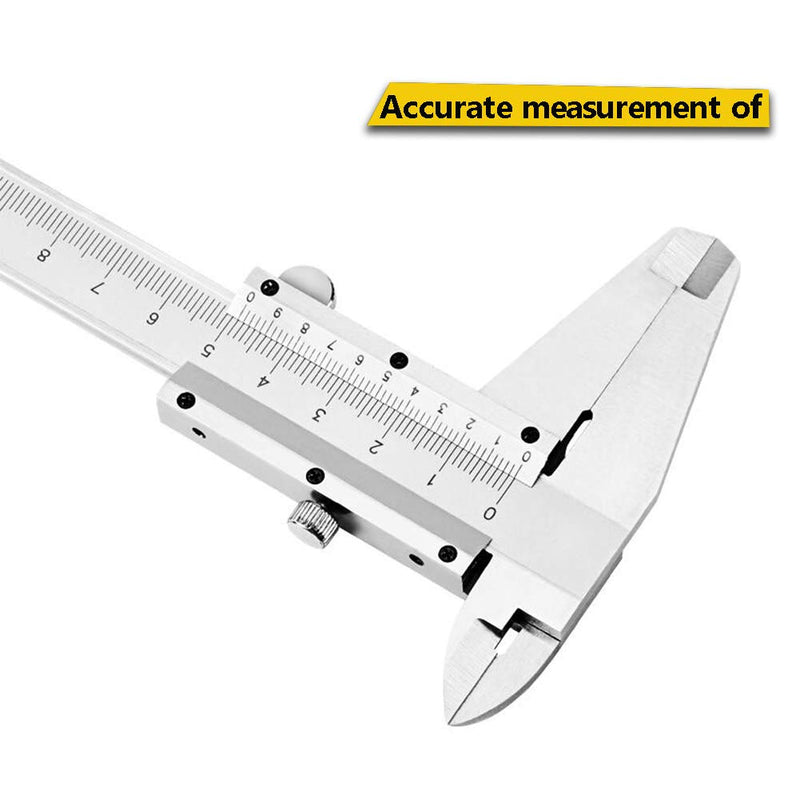 0-300 mm Messschieber,Kohlenstoffreicher Stahl Präzisions Messschieber mit hoher Messgenauigkeit zum