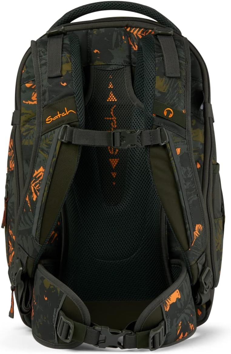 Satch Match Schulrucksack Set 3tlg. inkl. Schlamperbox u. Sportbeutel Jurassic Jungle, Jurassic Jung