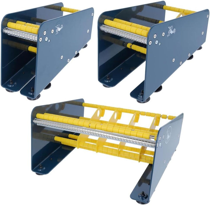 TE-Office Etikettenspender Labelspender aus Stahl für Haftetiketten Tischgerät manuell bis 265 mm in