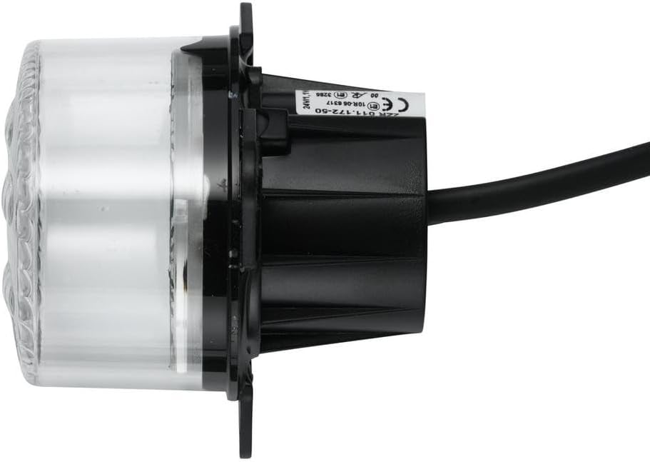 HELLA - LED-Rückfahrscheinwerfer - 24V - Anbau - 3-Punkt Befestigung - Kabel: 500mm - Stecker: offen
