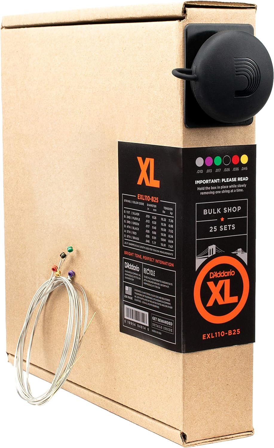 D'Addario E Gitarren Saiten | Gitarrensaiten E Gitarre | Saiten E-Gitarre | DER BELIEBTESTEN SAITENM
