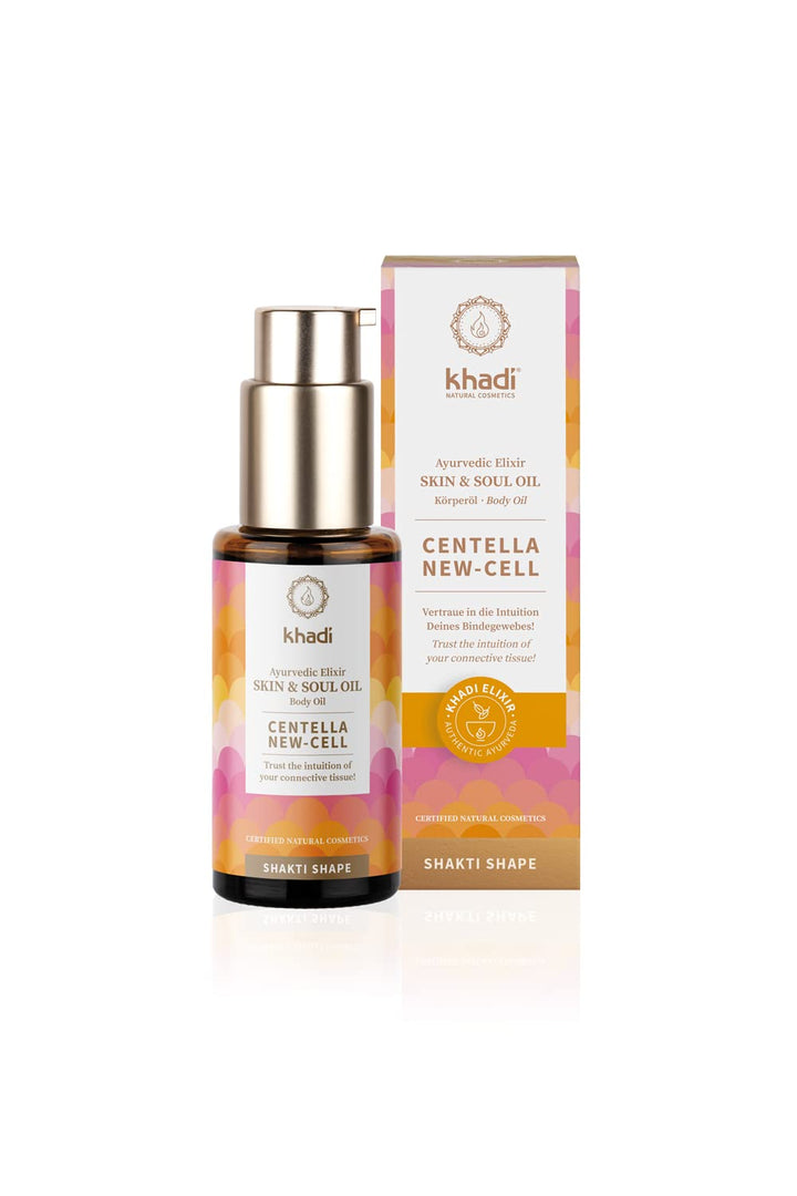 khadi CENTELLA NEW-CELL Ayurvedisches Elixier Skin & Soul Oil, Haut- & Körper-Öl, Vertraue in die In