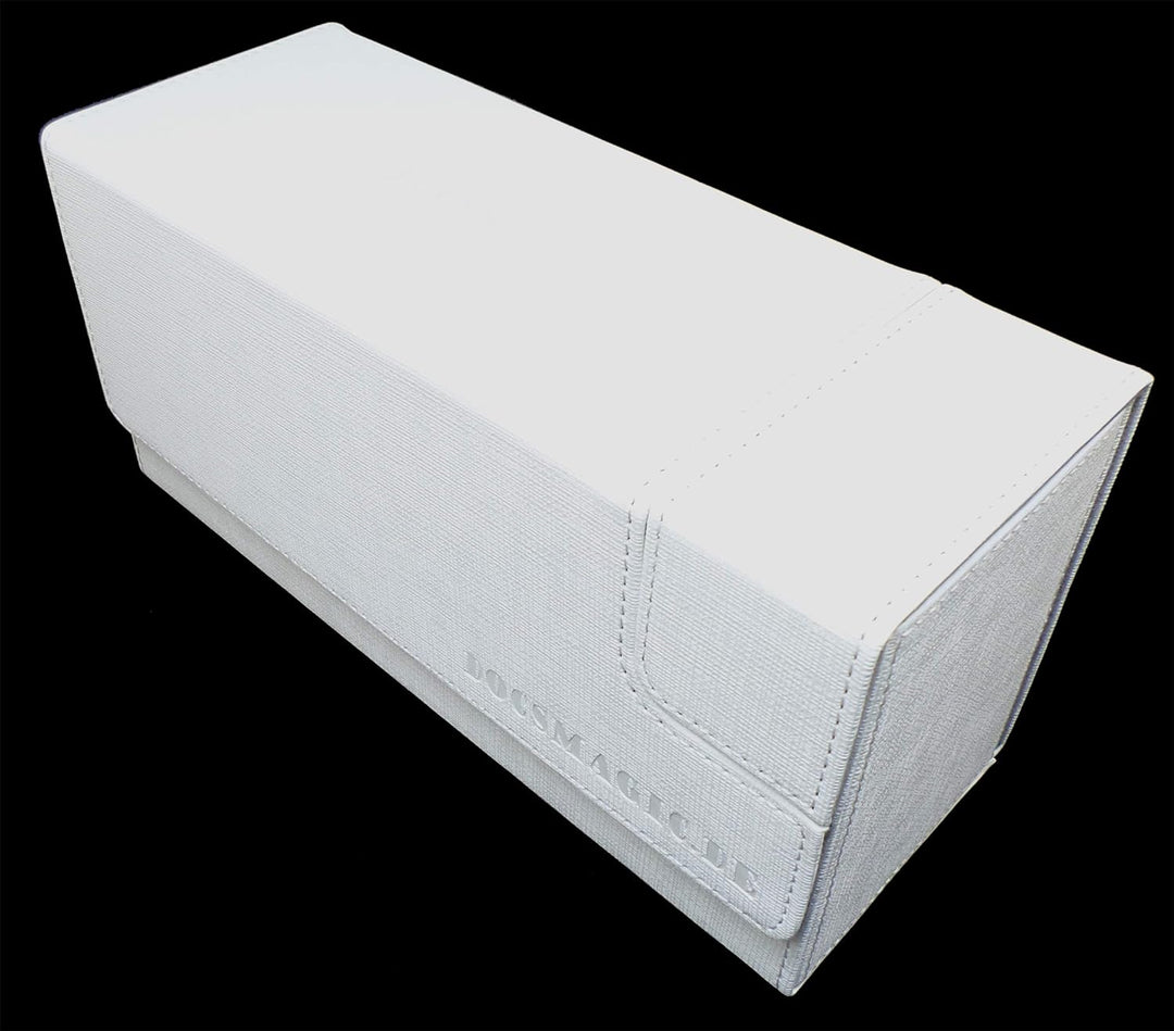 docsmagic.de Premium Magnetic Tray Long Box White Small + 2 Flip Boxes - Weiss Small + 2 Flip Boxes