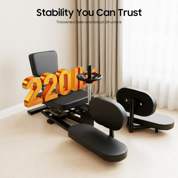 Leg Stretcher Split-Maschine, 220LBS Bein-Stretch-Maschine, Heavy Duty Stahlrahmen Ausrüstung Splits