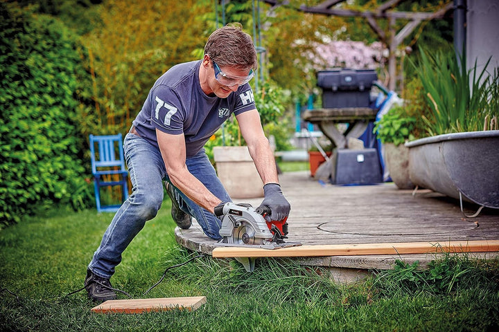 Einhell Handkreissäge TE-CS 190/1 (1.500 W, 5.500 min-1, werkzeuglose Einstellung, grosser Griffbüge