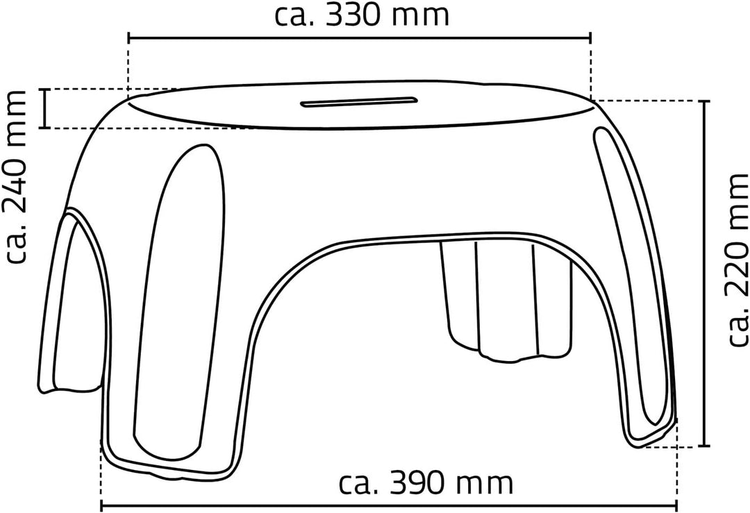 RIDDER Bad-Schemel Fun weiss, Weiss