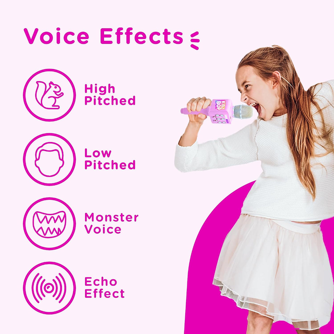 Move2Play, Kidz Bop Karaoke-Mikrofon | Die Hit-Musikmarke für Kinder | Spielzeug für Mädchen &amp; Junge