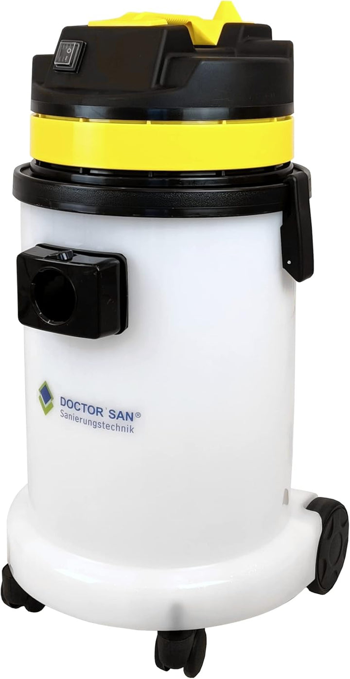 Doctor San - Sanierungstechnik Nasssauger Wassersauger Industriestaubsauger 30L Kunststofftank 1000W