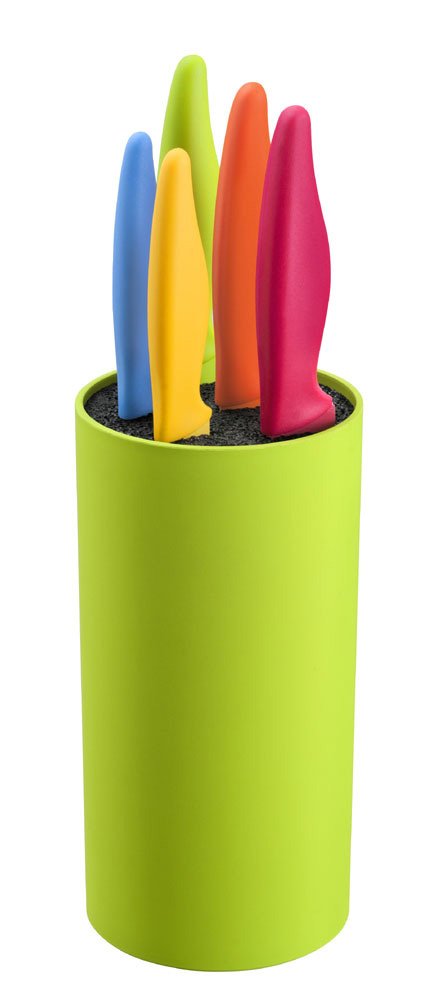 Block Grün + 5 Messer Farbe Küche Sabatier International