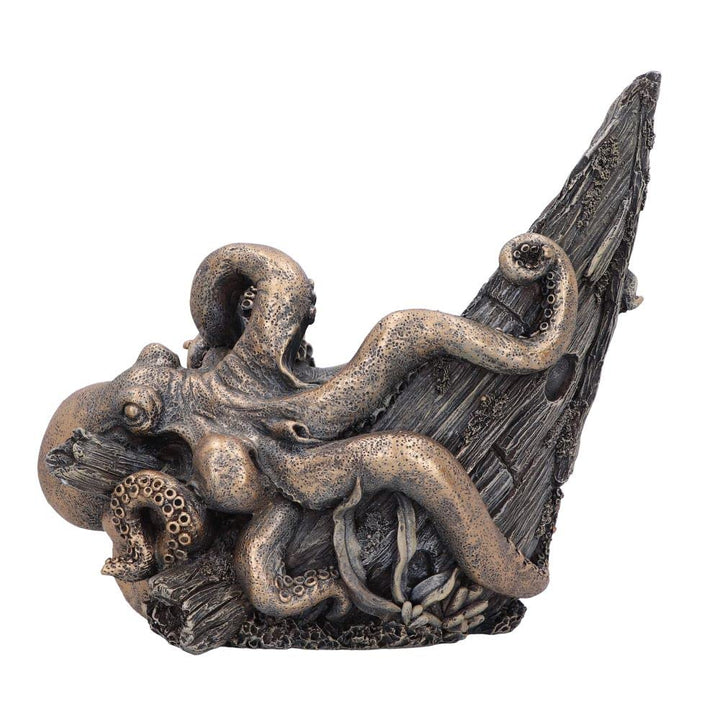 Nemesis Now Release The Kraken Weinflaschenhalter, Bronze, 25,8 cm