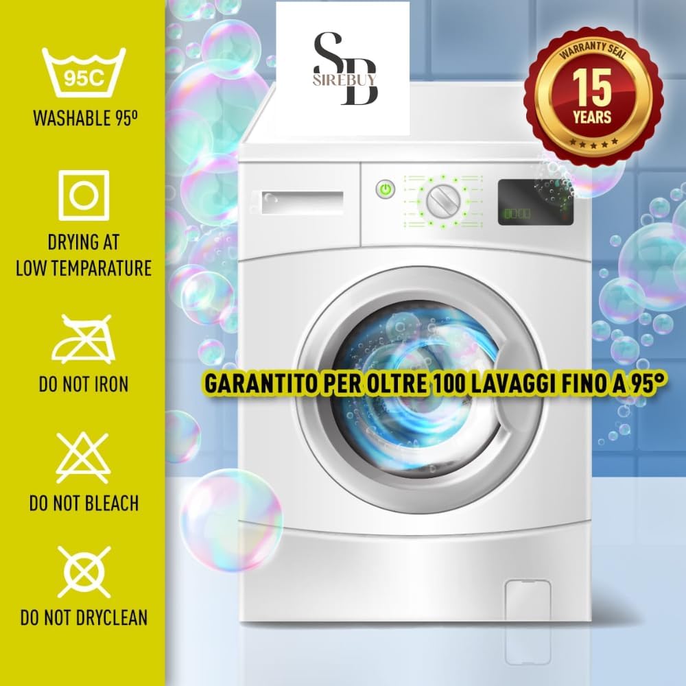 SIREBUY Bettauflage 70x90 cm – Waschbare, wasserdichte & Saugfähige Baumwoll-Einlage – Matratzenschu