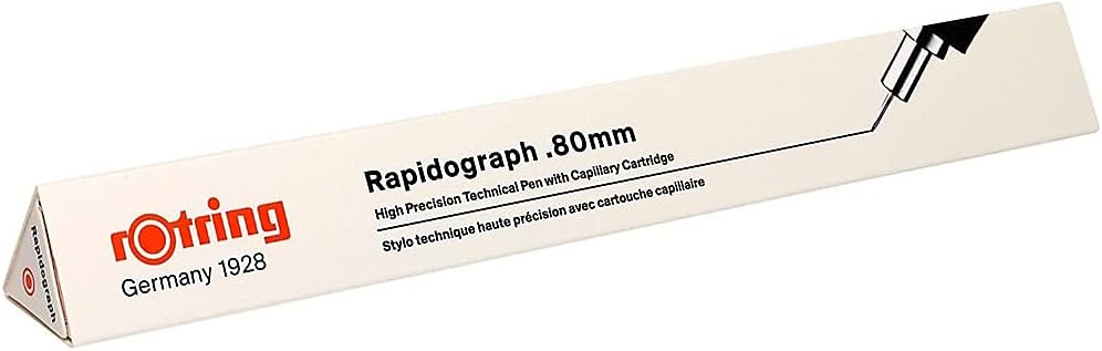 rOtring 1903474 rapidograph Tuschefüller 0,8 0,8 mm, 0,8 mm