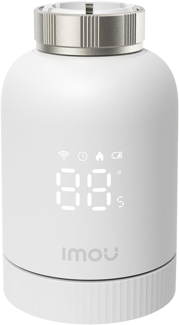 Imou Smart Home Heizk?rperthermostat, smartes Thermostat mit App-Funktion, Zeitpl?ne/Geofencing/Fens