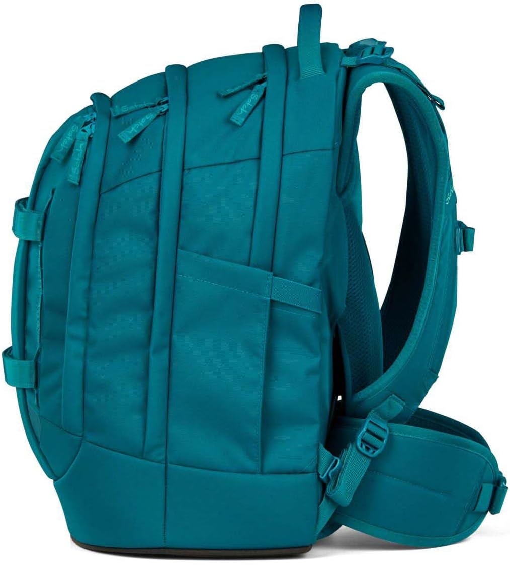 Satch Pack Schulrucksack Set 2tlg. inkl. Pencil Slider (Deep Petrol), Deep Petrol