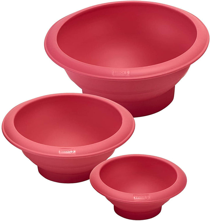 Lurch FlexiForm 83005 Halbkugel 3er Set zum Backen von Kuchen in Form von Köpfen, Bällen, Marienkäfe