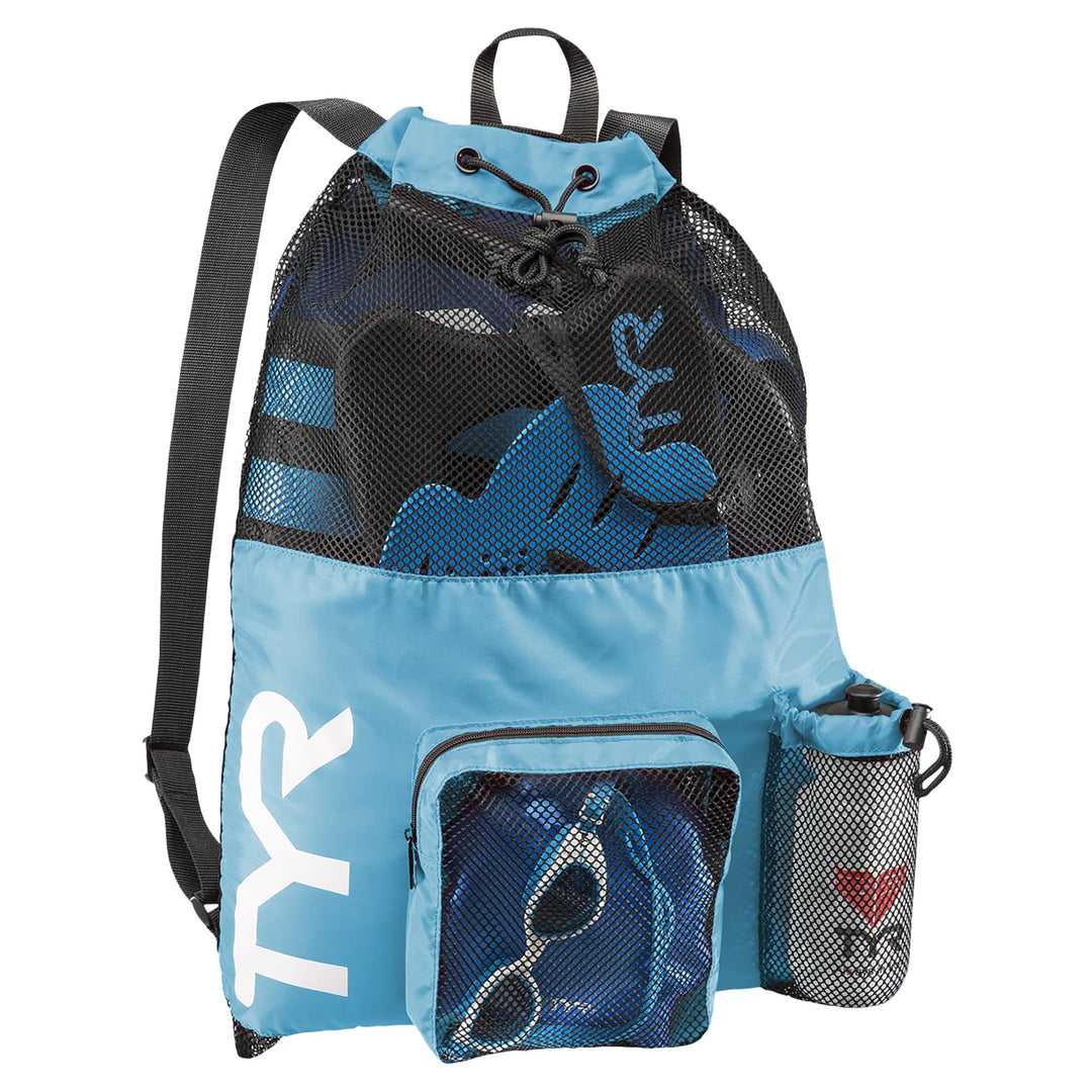 TYR Unisex Big Mesh Mummy Rucksack Tasche 20 Lang Blau - Blau, 20 Lang Blau - Blau
