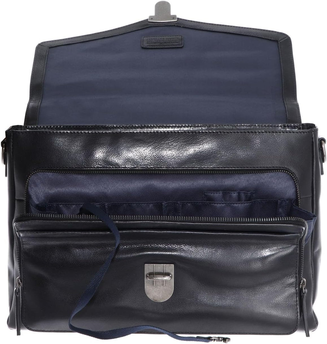 Leonhard Heyden Roma Aktentasche Leder 39 cm Laptopfach
