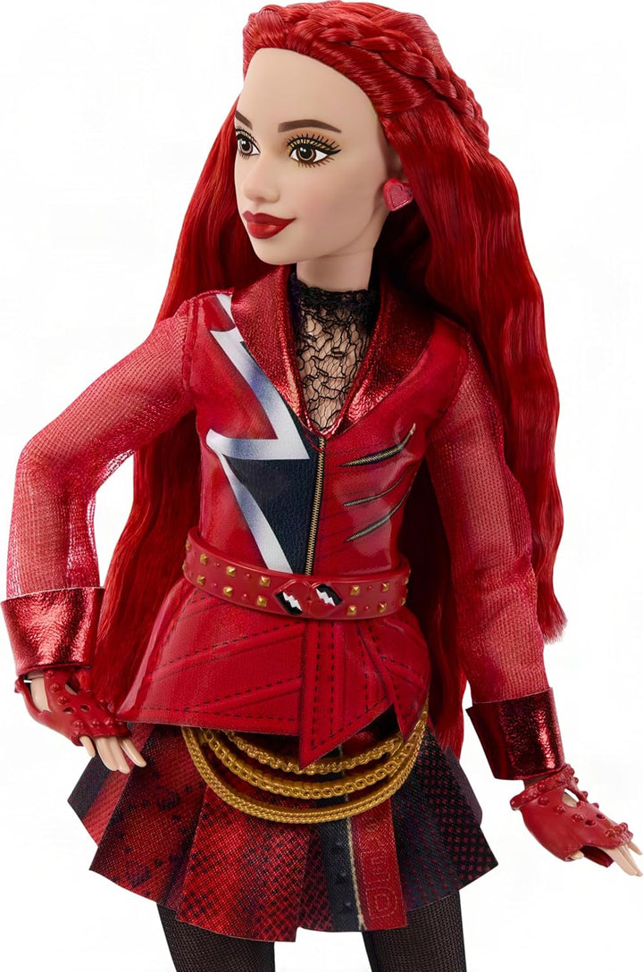 Mattel Disney „Descendants: Wicked Wonderland“ Red, Tochter der Herzkönigin, Modepuppe mit ausziehba