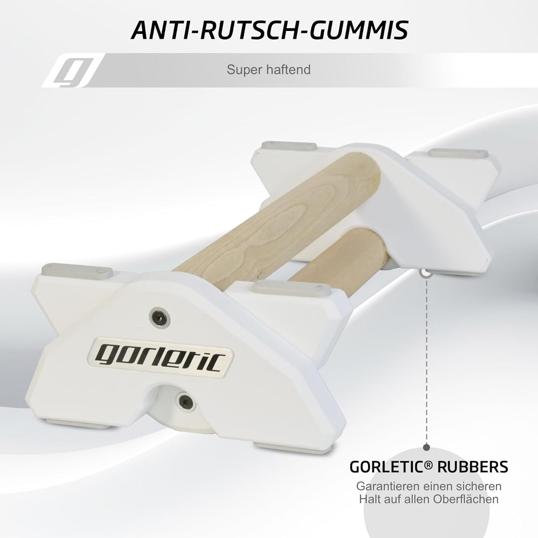 LowFit PRO Gorletic Calisthenics Parallettes - Gymnastik Parallettes, einfacher Transport, Athleten