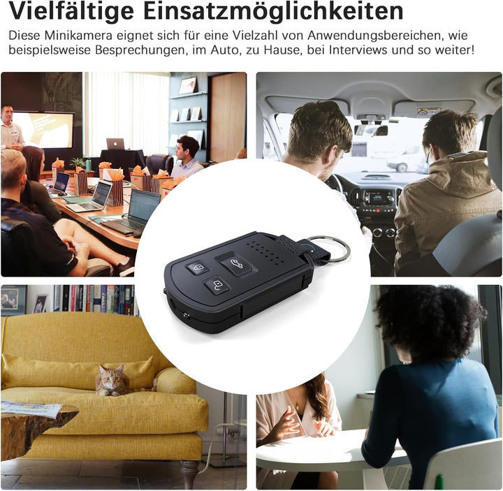 1080P Mini Kamera Überwachungskamera Aussen mit 450mAh Akku | Mini Überwachungskamera Aussen mit Vid