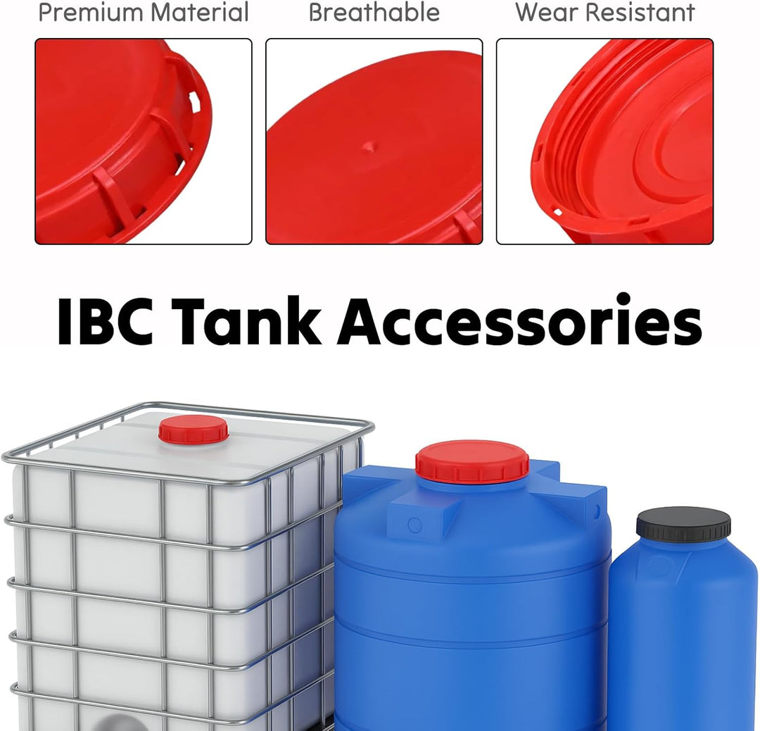 Tankdeckel, 1000 l, 245 mm, Deckel IBC DN225 DN 225, für Wassertank von 1000 l Aquarium, Fassventil,