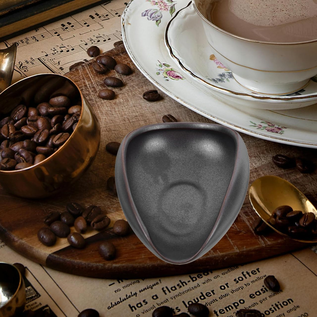 Cabilock Keramik Kaffeebohnenschale 10.5X7.5X3.5Cm Wiegeschale Für Kaffeebohnen Und Kaffeepulver Dos