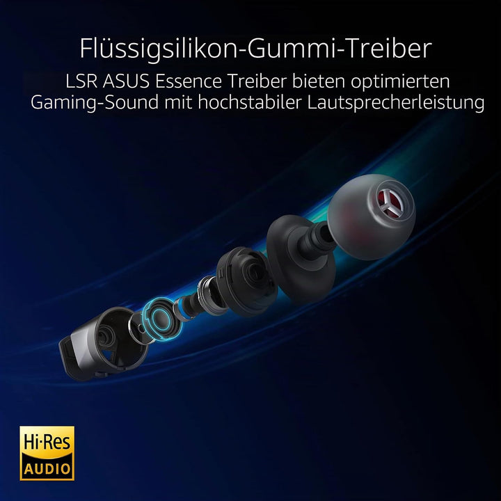 ASUS ROG Cetra II Core In-Ear-Gaming-Kopfhörer (3,5-mm-Stecker, kompatibel mit PCs, Notebooks, Mobil