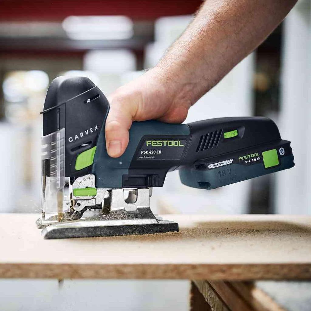 Festool Montageset Akku T 18+3/PSC 420 HPC I-Set (mit Akkupacks, Schnellladegerät, Werkzeugfutter, M