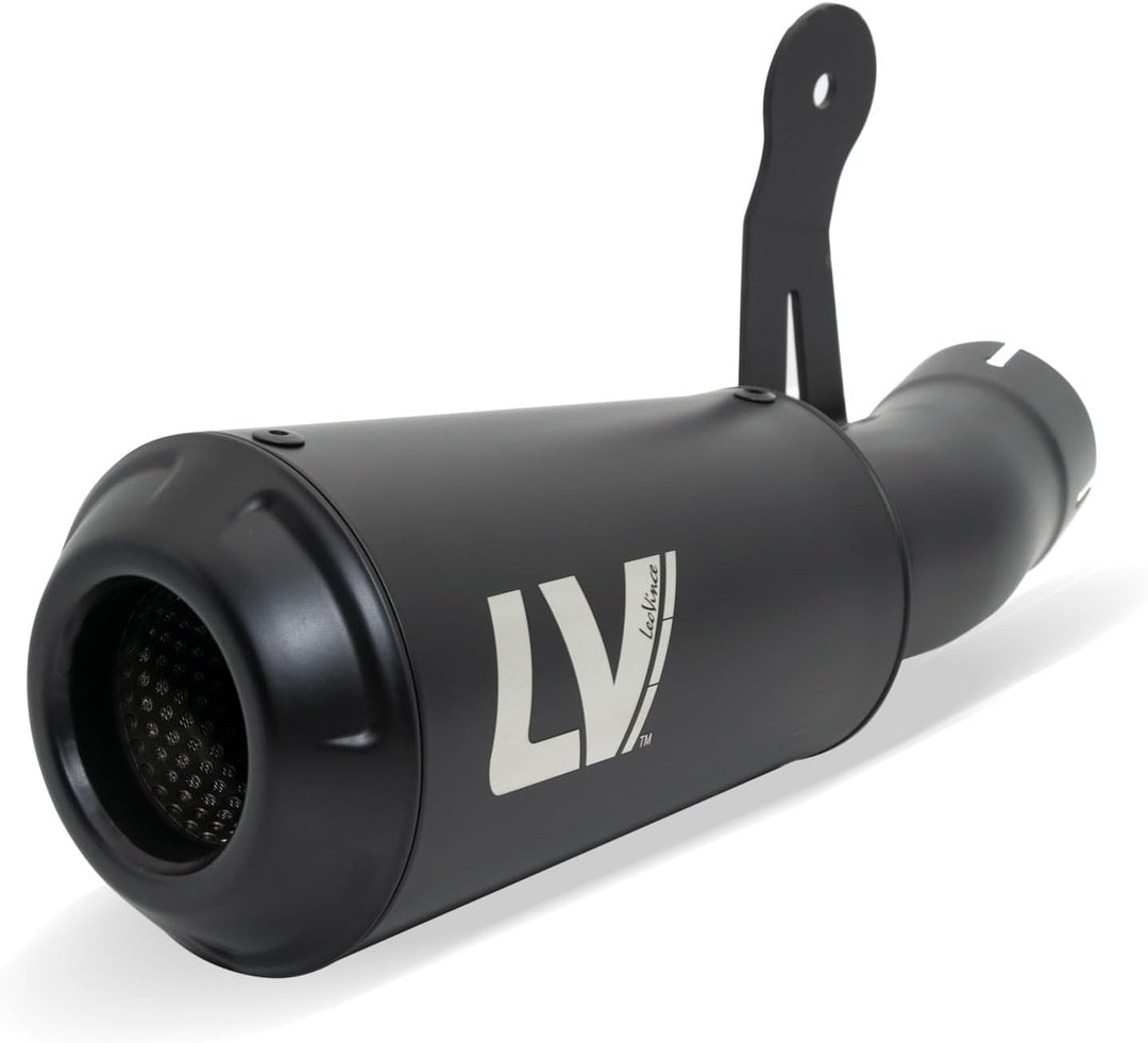 Endschalldämpfer LeoVince SLIP-ON SBK LV-10 FULL BLACK, Edelstahl schwarz, mit Zulassung für BMW S 1
