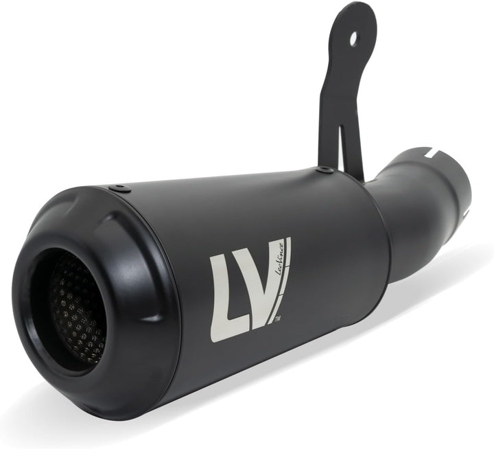 Endschalldämpfer LeoVince SLIP-ON SBK LV-10 FULL BLACK, Edelstahl schwarz, mit Zulassung für BMW S 1
