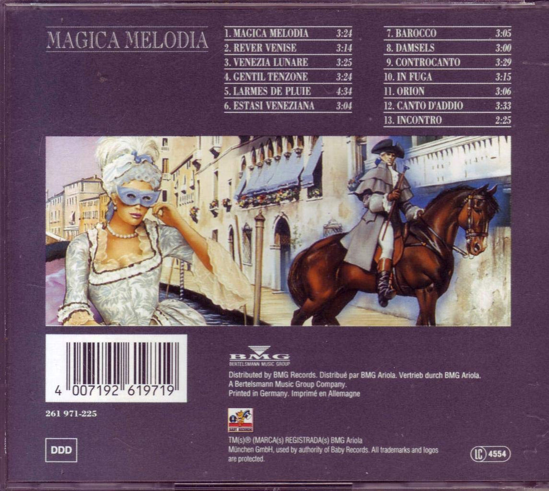 Magica Melodia, Audio-CD