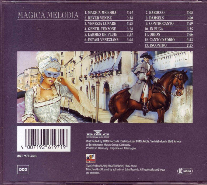 Magica Melodia, Audio-CD