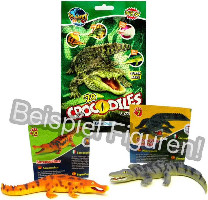 Bundle mit Blue Ocean Crocodiles Sammelfiguren 2025 - Planet Wow Krokodil Figur - Auswahl - Exklusiv