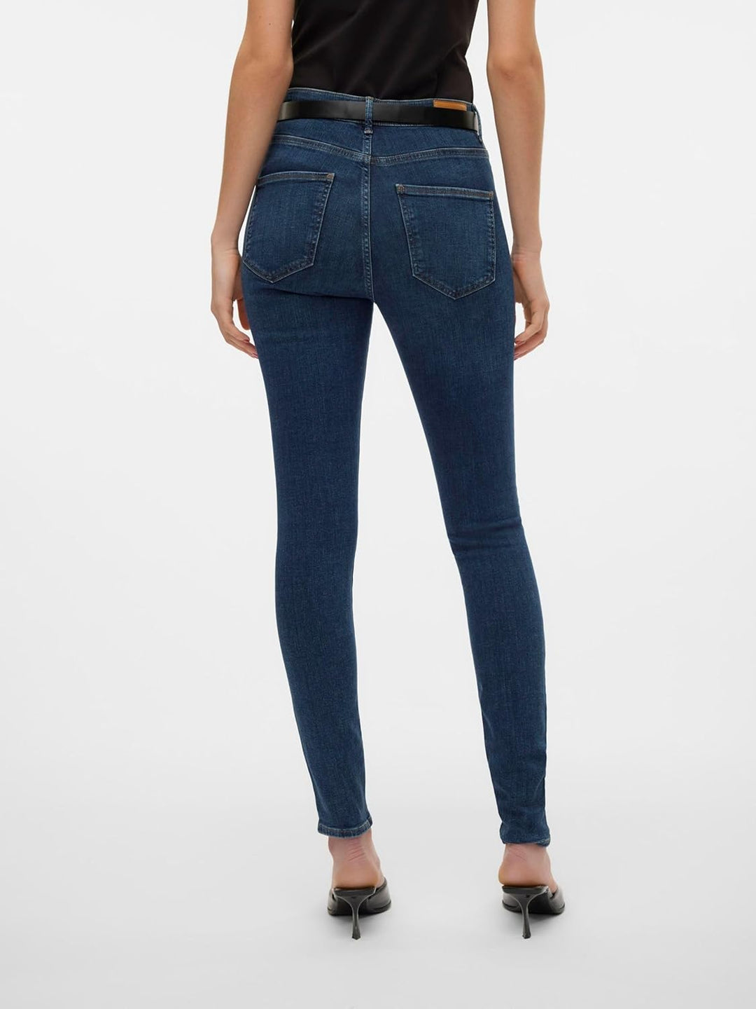 VERO MODA Female Skinny Jeans VMSOPHIA Hohe Taille Skinny Fit Jeans M / 32L Dark Blue Denim, M / 32L
