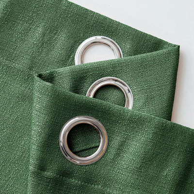 MIULEE 2er Set Voile Vorhang Sheer Leinenvorhang mit Ösen Transparente Unregelmässige Textur Gardine